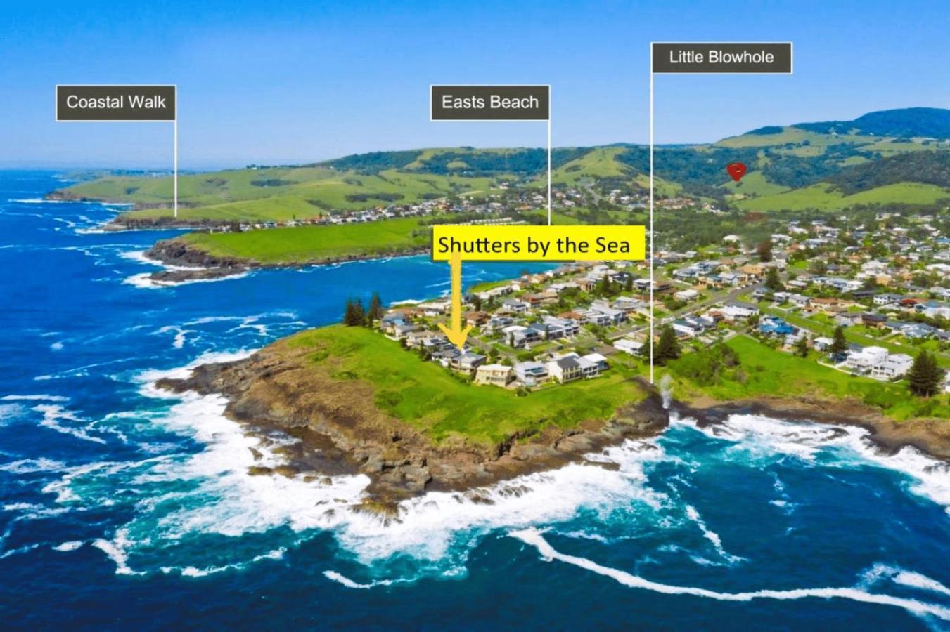Shutters By The Sea Kiama-Sea Views-Waterfront-Private On Coastal Walk 키아마 외부 사진